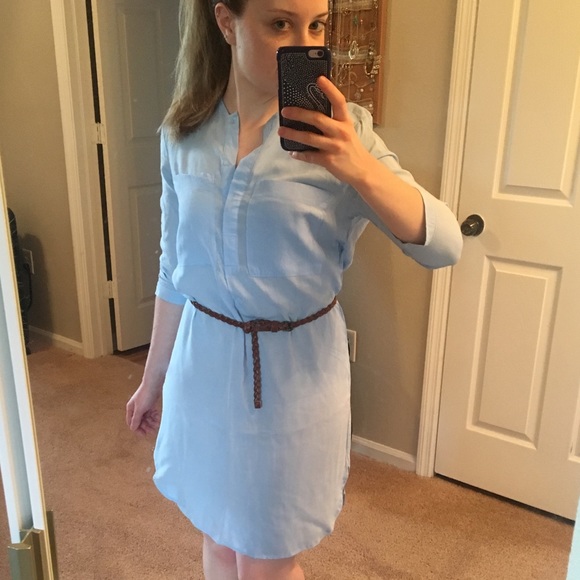 ✨3 for 15✨ H&M button-down shirt dress - Picture 6 of 7